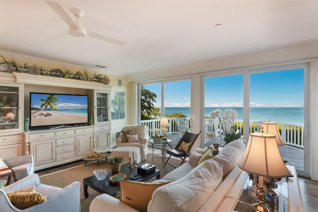 Gorgeous views of Charlotte Harbor from the Living Room