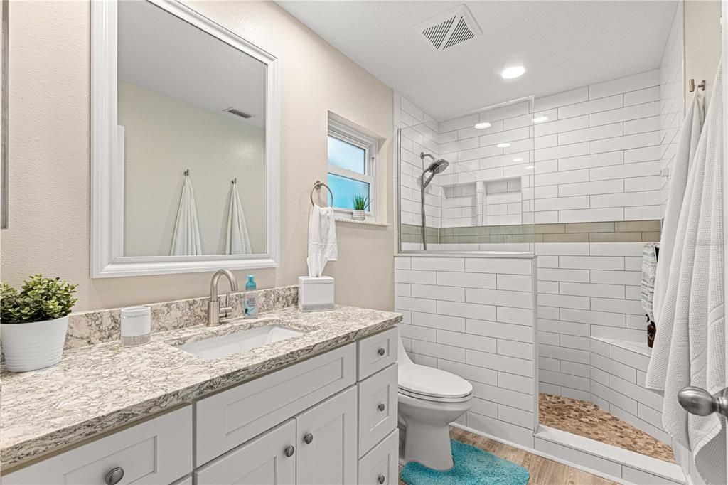 Primary En Suite Bath - Custom Tile, Step-In Shower, & MORE!