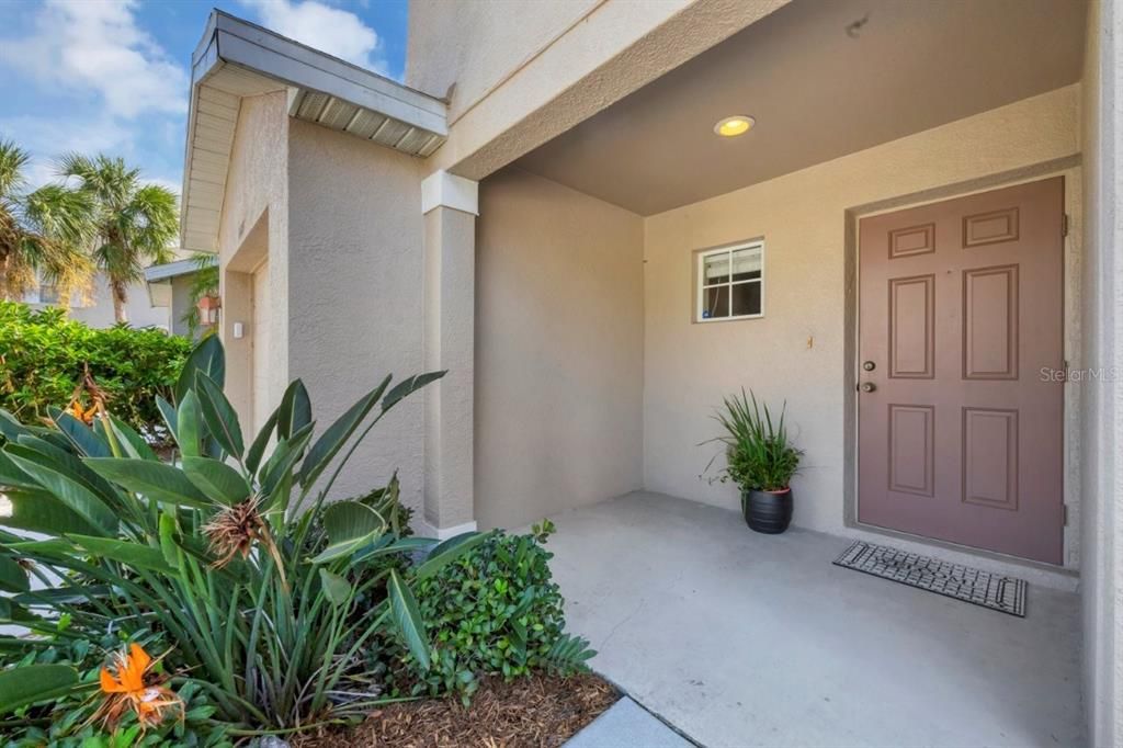 Covered front porch