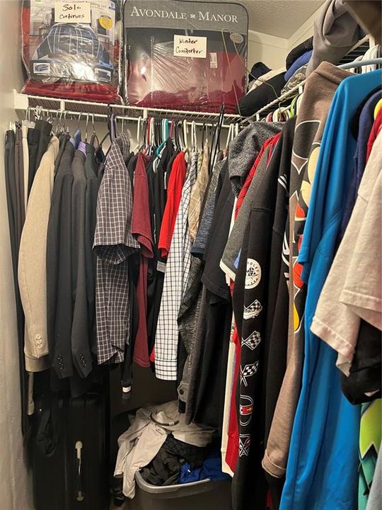 Primary Walk-In Closet.