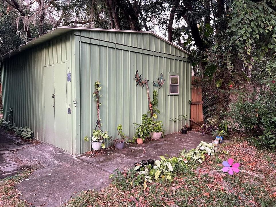 Oversized Shed with Electrical.