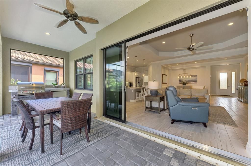 Lanai with Outdoor Kitchen