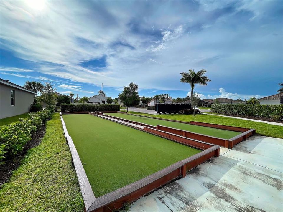 Or try your hand on the bocce courts.