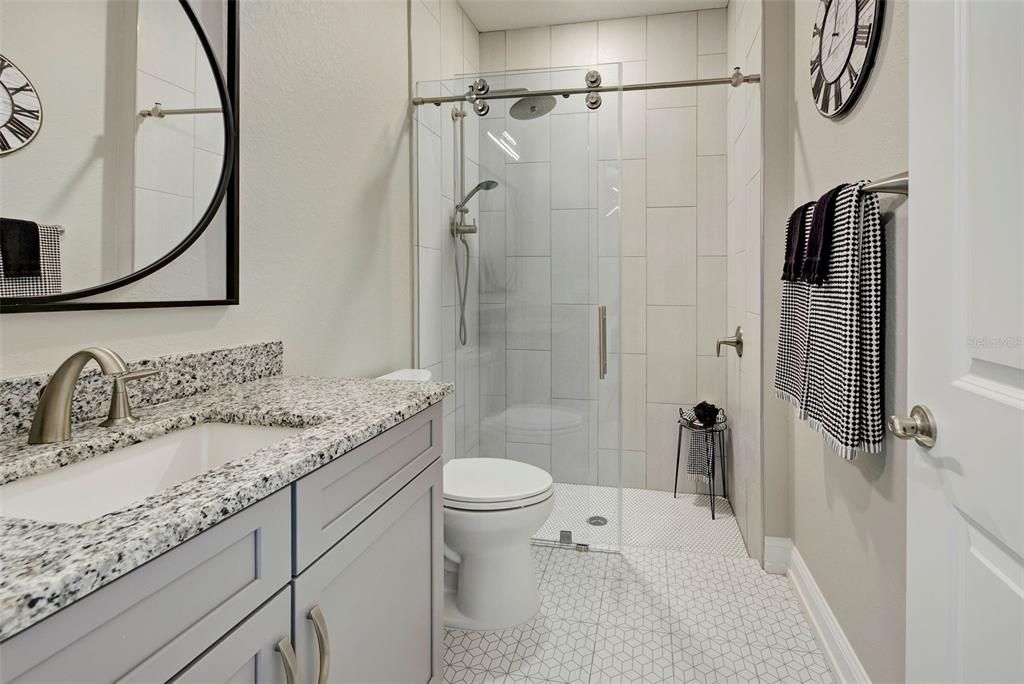 Guests will adore the gorgeous ensuite bathroom in the 2nd master suite.