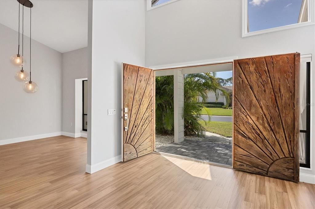 Entryway and Dining Room