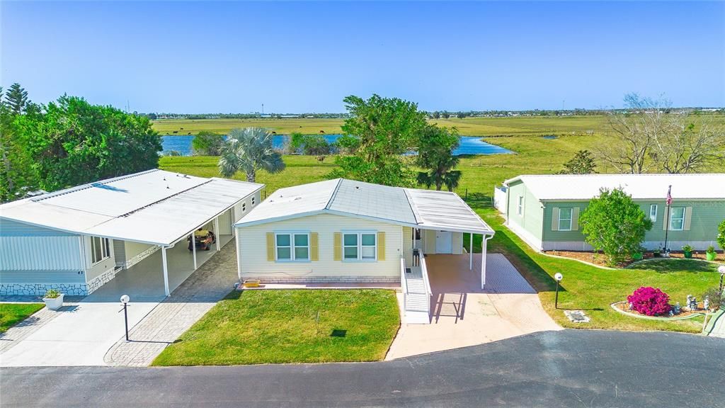 aerial view front of property