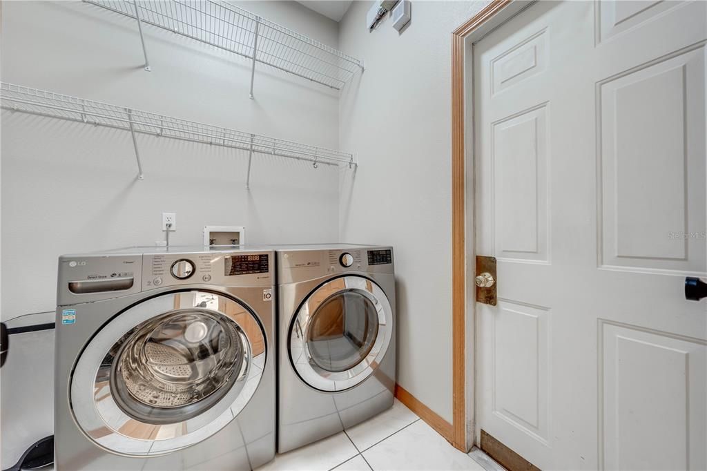 Laundry Room with W & D