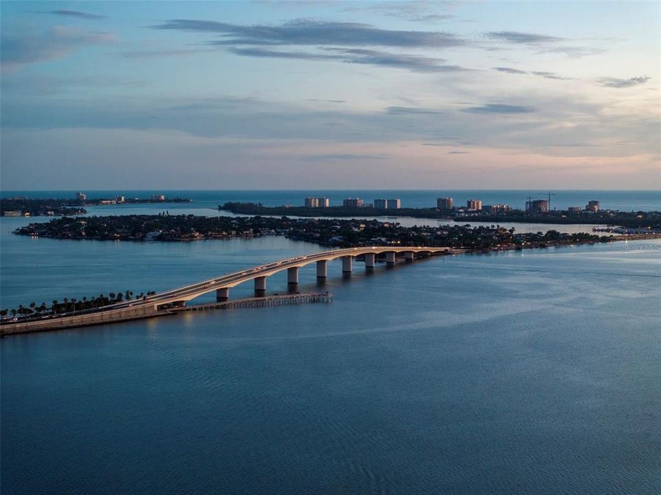 The beautiful Ringling bridge awaits