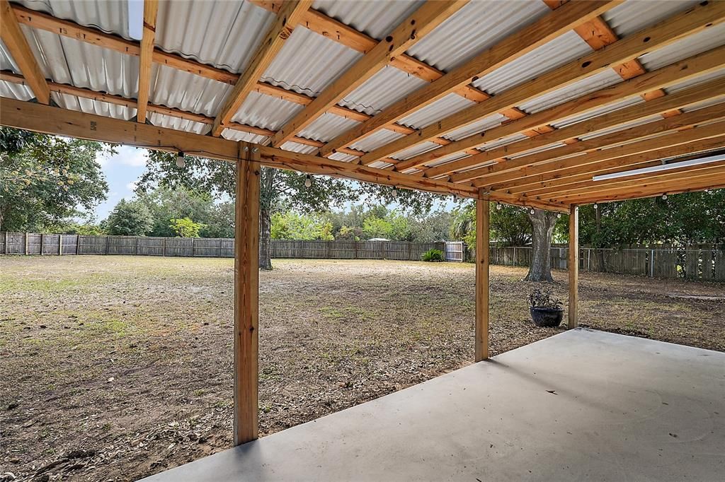 Backyard Patio View