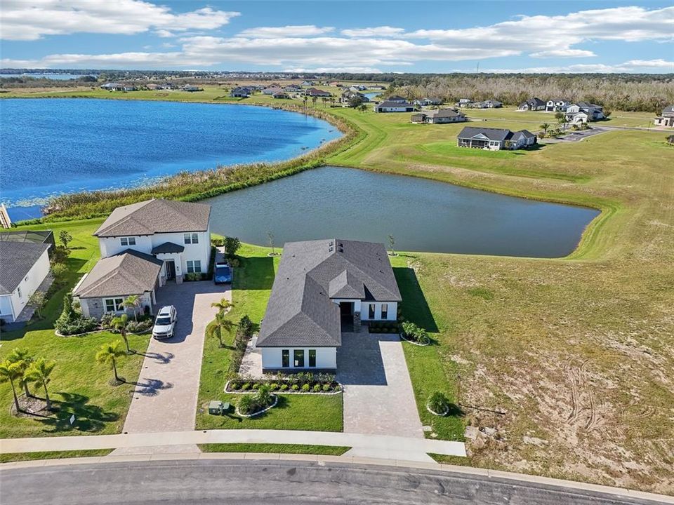 Lake Medora & fresh water conservation pond view