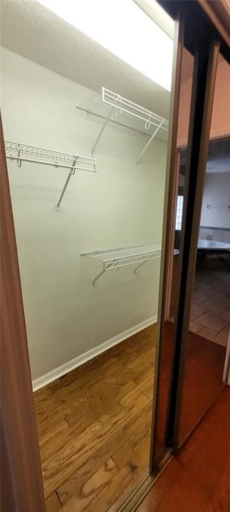 His and hers closets