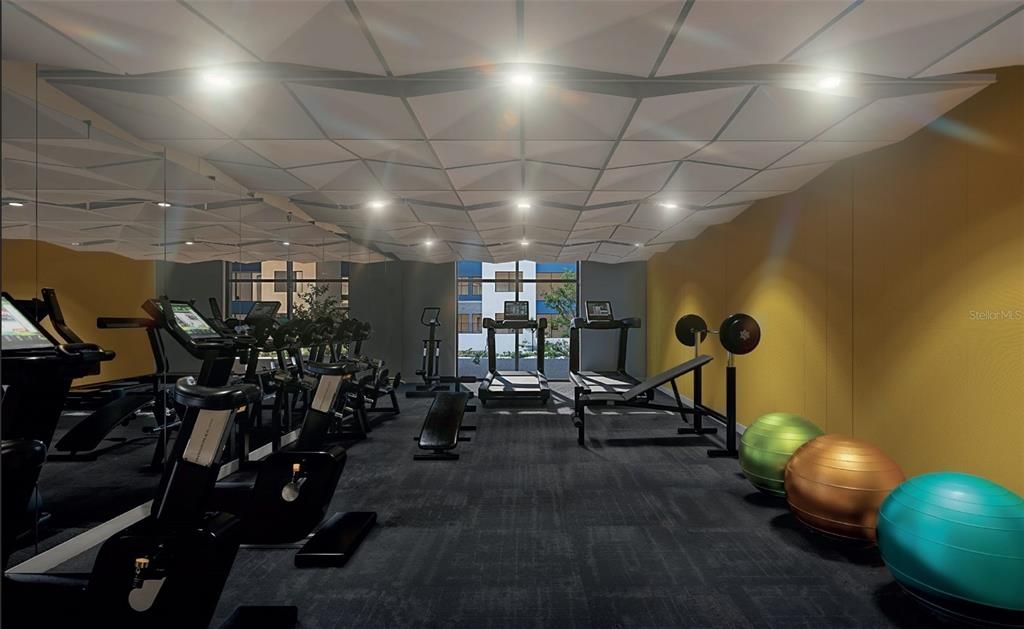 Fitness room