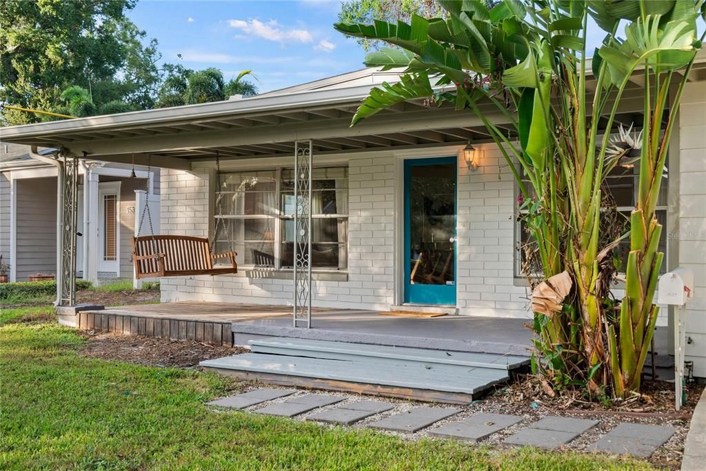 Enjoy beautiful lakeview from your front porch