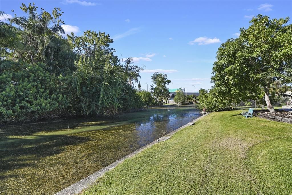 Canal View Backyard