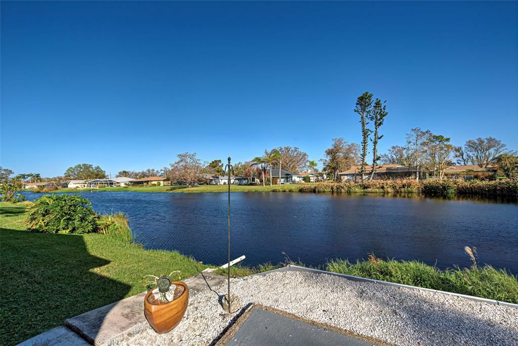 BACKYARD AND LAKE