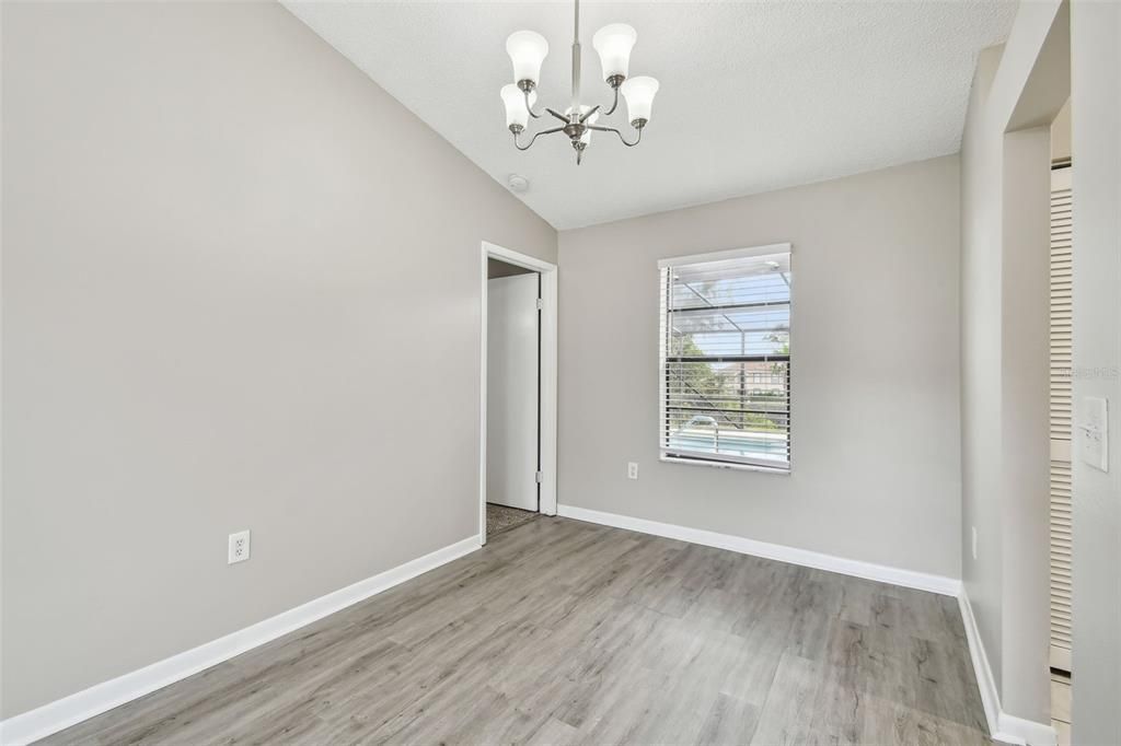 Formal dining area