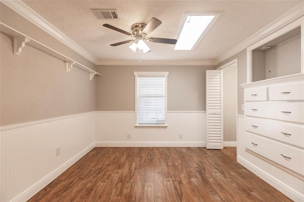 Guest Bedroom with skylight