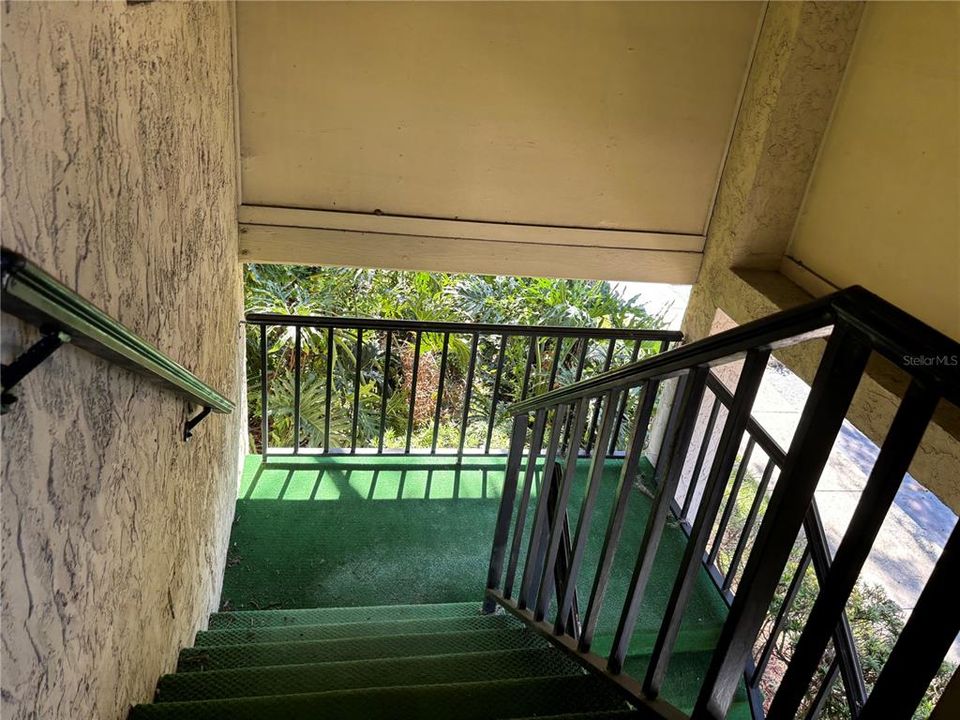 Stairway and Landing to 2nd Story Unit