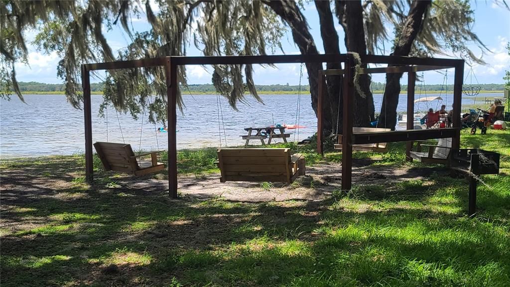 Beach and Firepit area