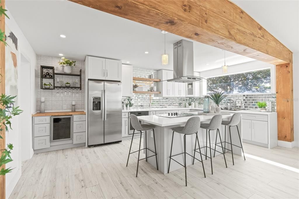 Stunning renovated kitchen