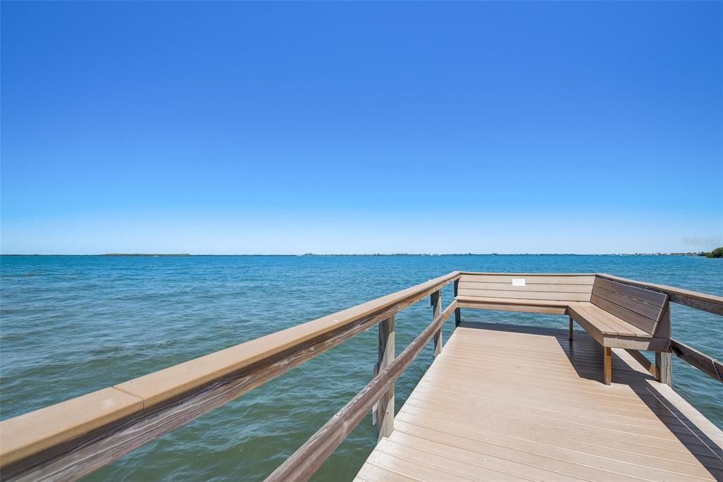 Fishing pier prior to Hurricane Milton