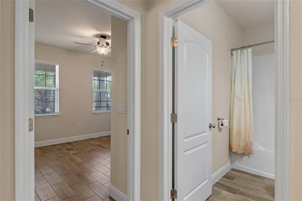 Guest bedroom 2 and guest bathroom.