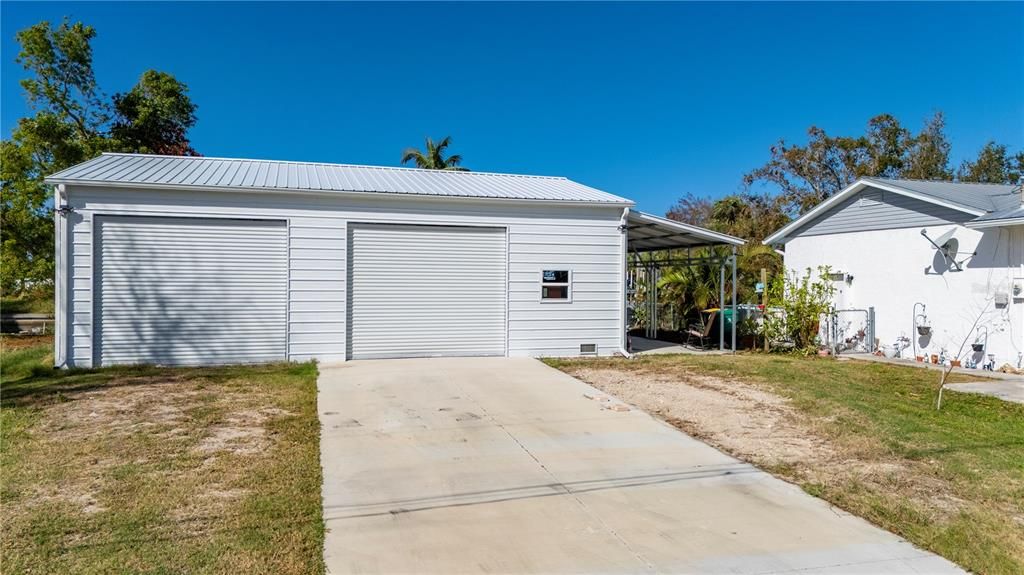 2023 METAL DETACHED GARAGE 1,500 SQ FT