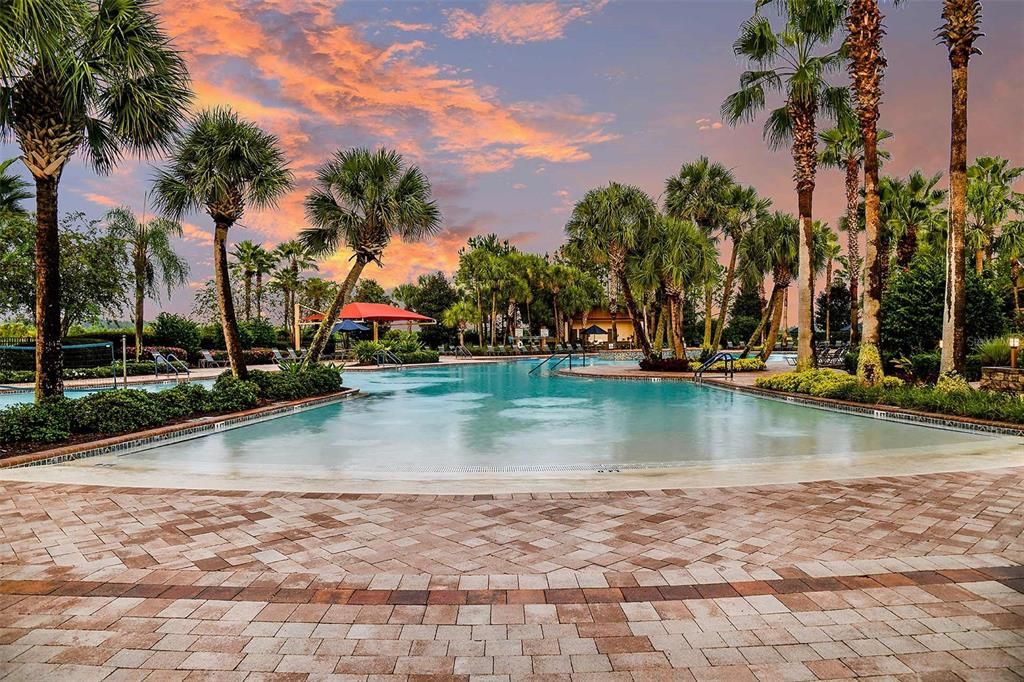 Zero Entry Resort Style Swimming Pool