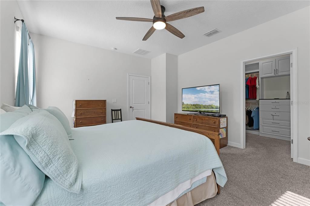 Primary Bedroom with large walk-in closet