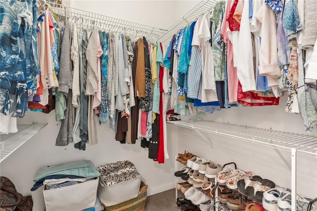 Large walk in closet