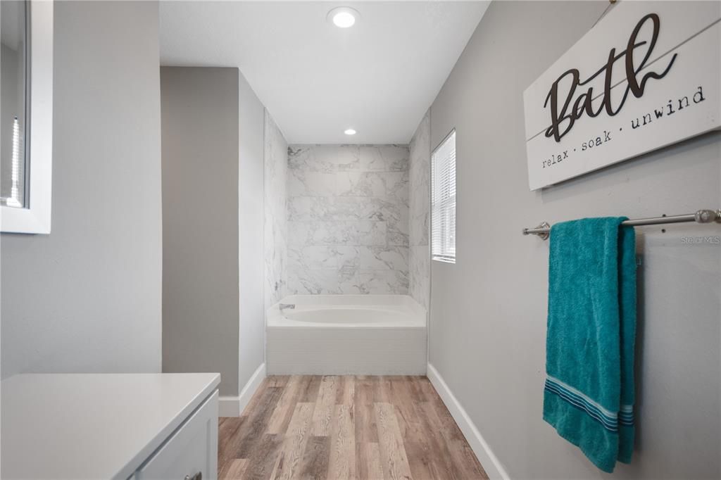 Primary Bathroom with garden tub