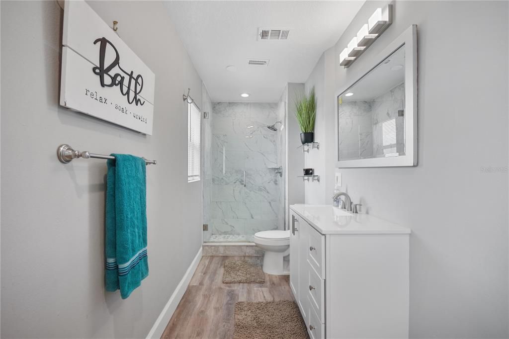 Primary Bathroom with walk-in shower