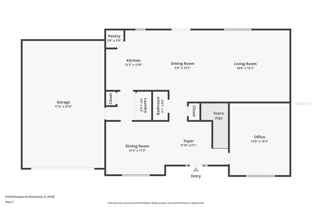 На продажу: $365,000 (5 спален, 2 ванн, 2380 Квадратных фут)