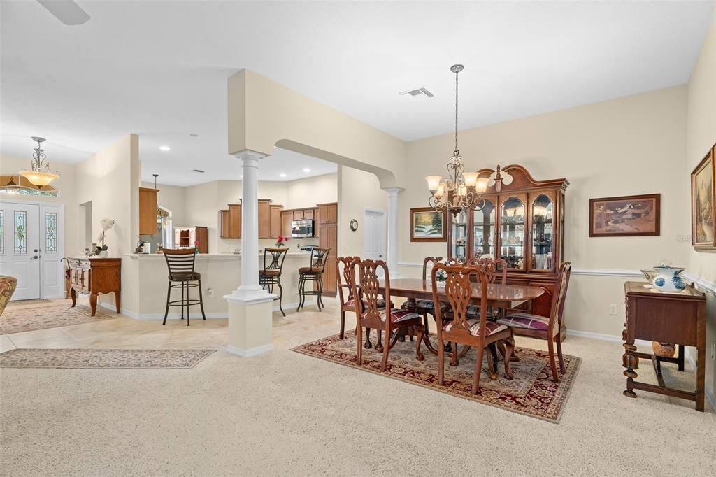 Dining room & Kitchen