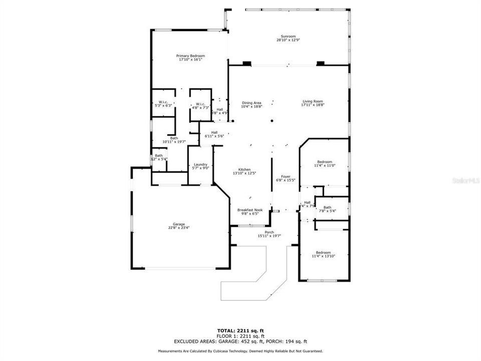 На продажу: $558,000 (3 спален, 2 ванн, 1966 Квадратных фут)