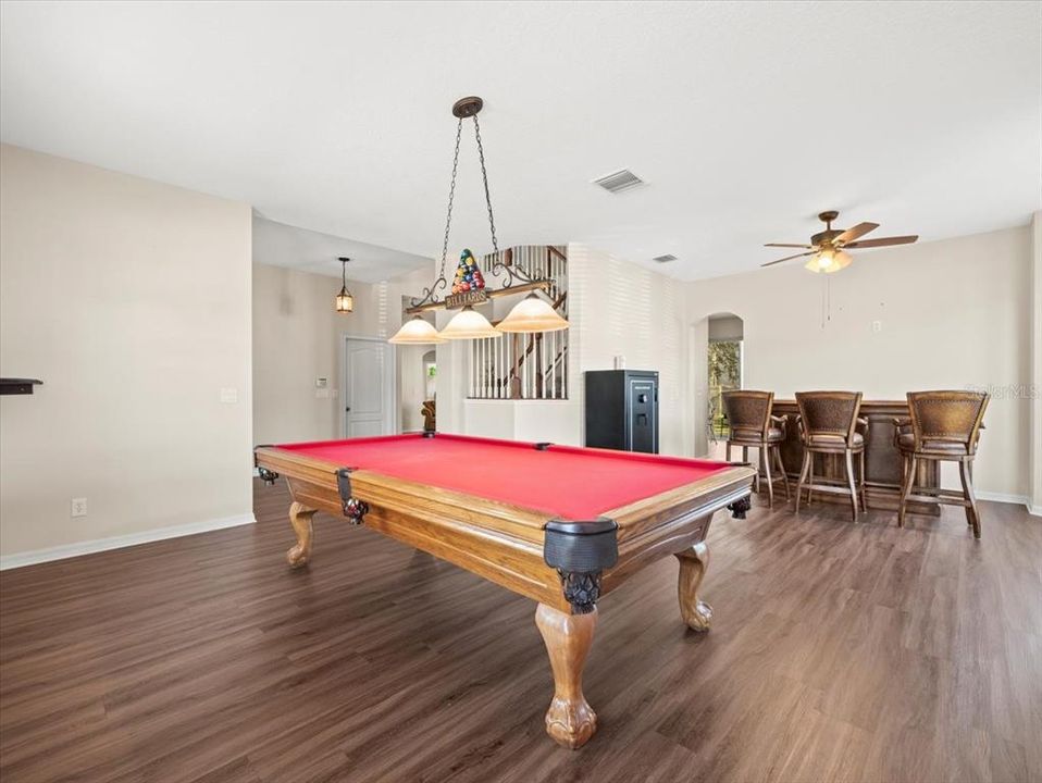 Formal areas used as game room.