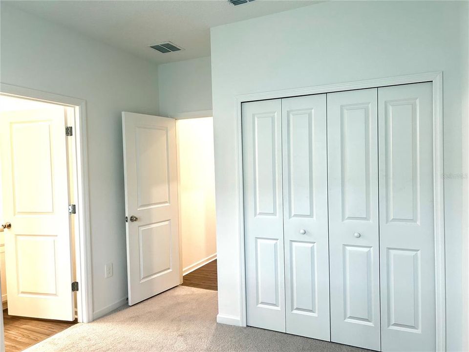 Bedroom #2 Toward Private Enclosed Bathroom