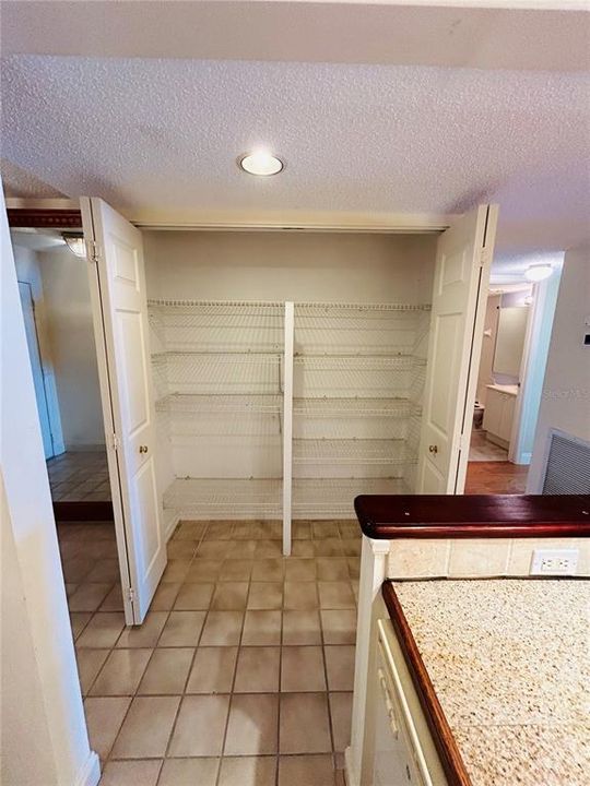 pantry in kitchen