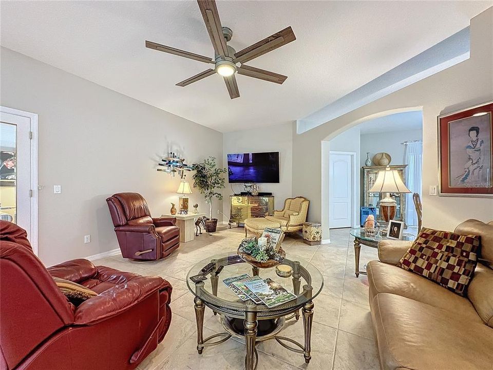 Living room area in Great room