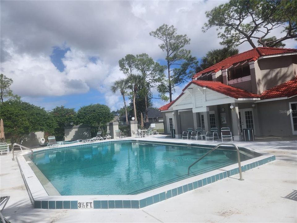 Pool and Club House View