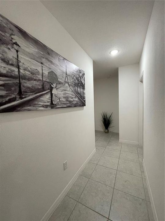 hallway to the bedrooms