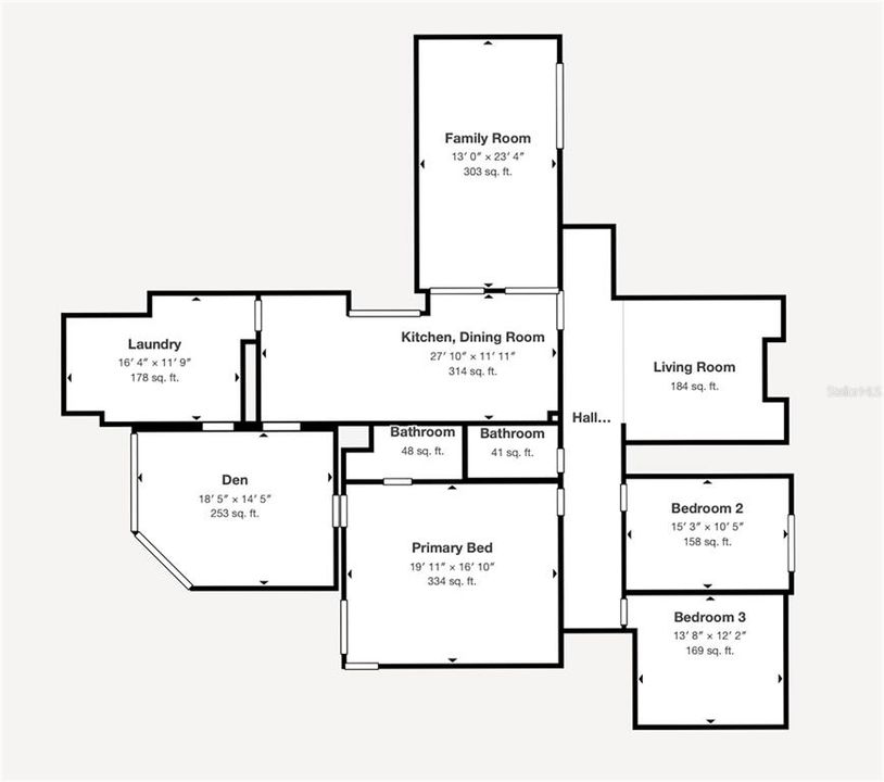 En Venta: $499,900 (3 camas, 2 baños, 2487 Pies cuadrados)