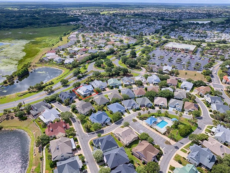 COMMUNITY POOL IS IN THE MIDDLE OF THE VILLAGE - A GREAT PLACE TO MEET NEIGHBORS AND FRIENDS AND RIGHT AROUND THE CORNER FROM LAKE SUMTER LANDING.