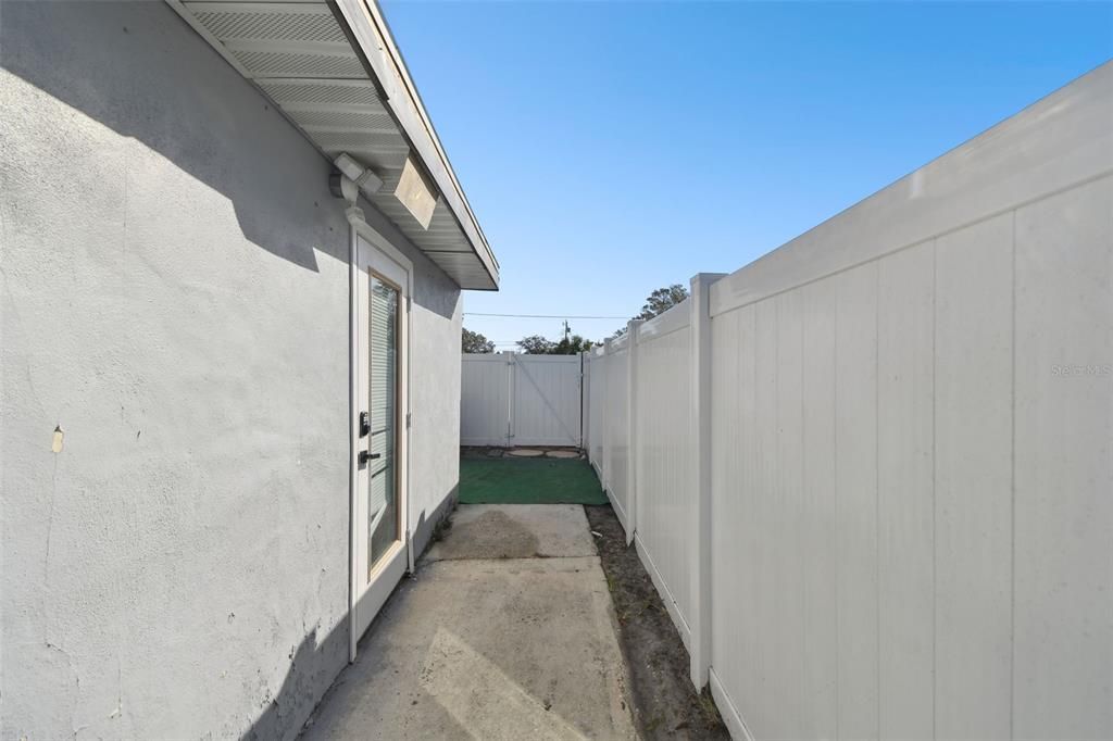 Exterior entrance of the 1st mother-in-law bedroom