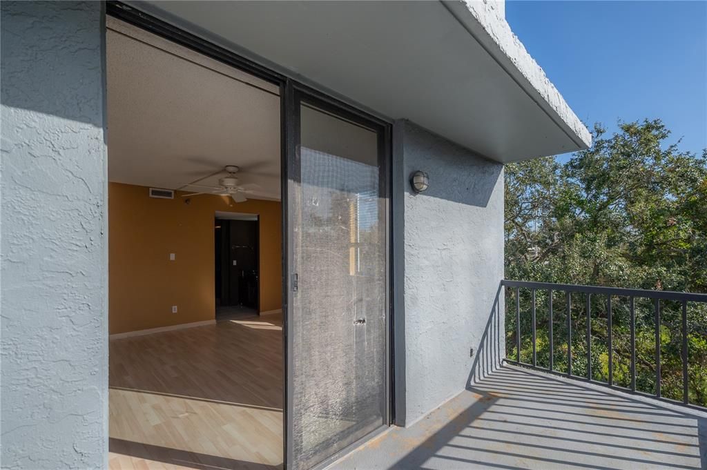 Balcony off Primary Bedroom