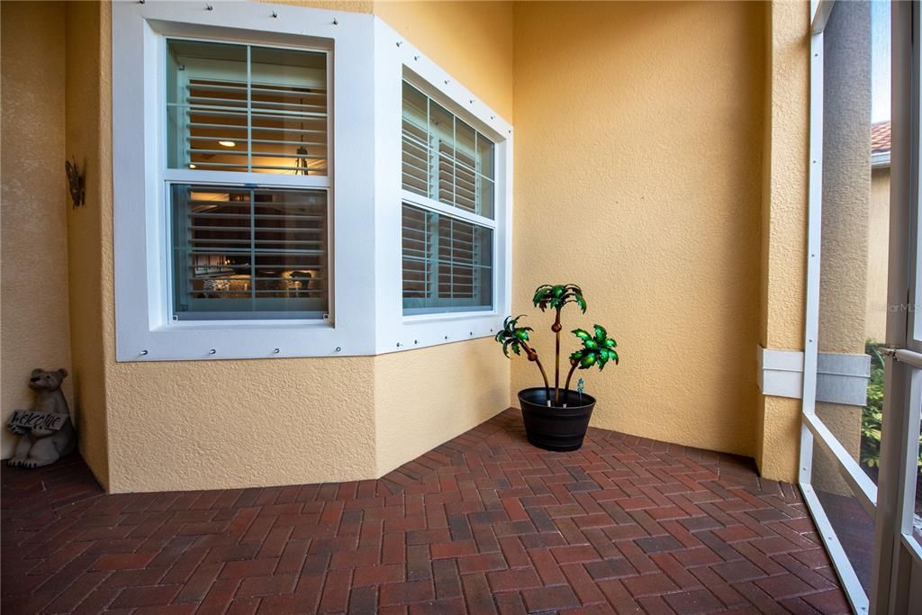 Front screened in patio