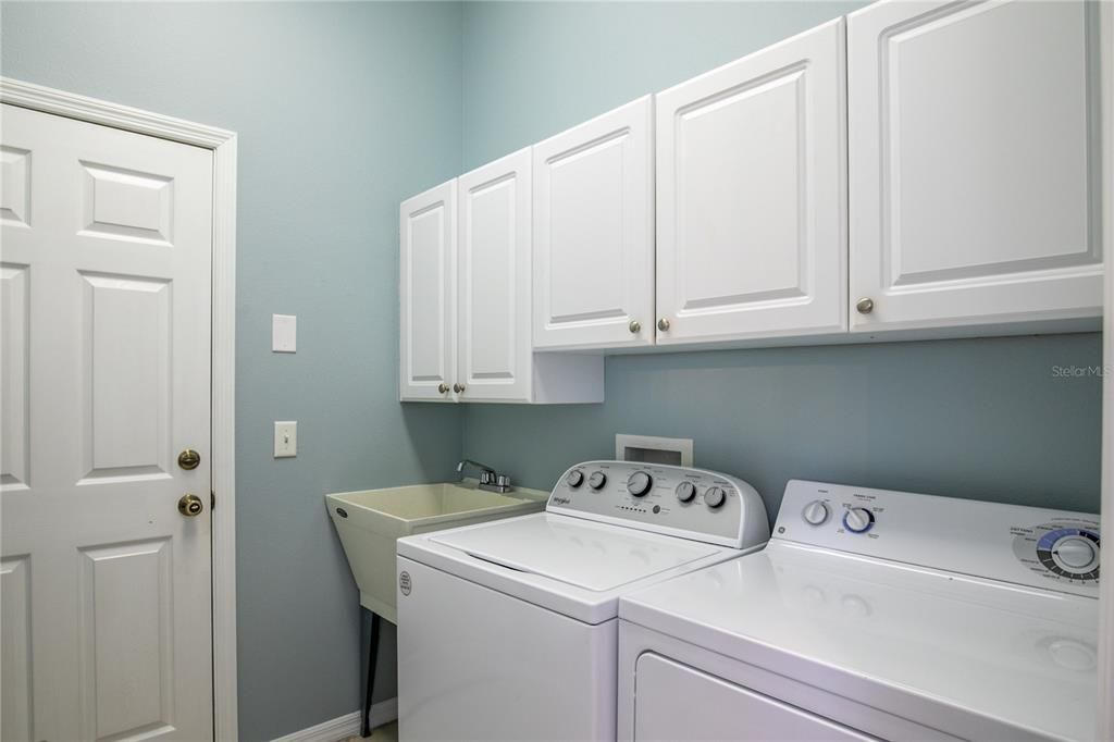 Dedicated Laundry Room with Utility Sink