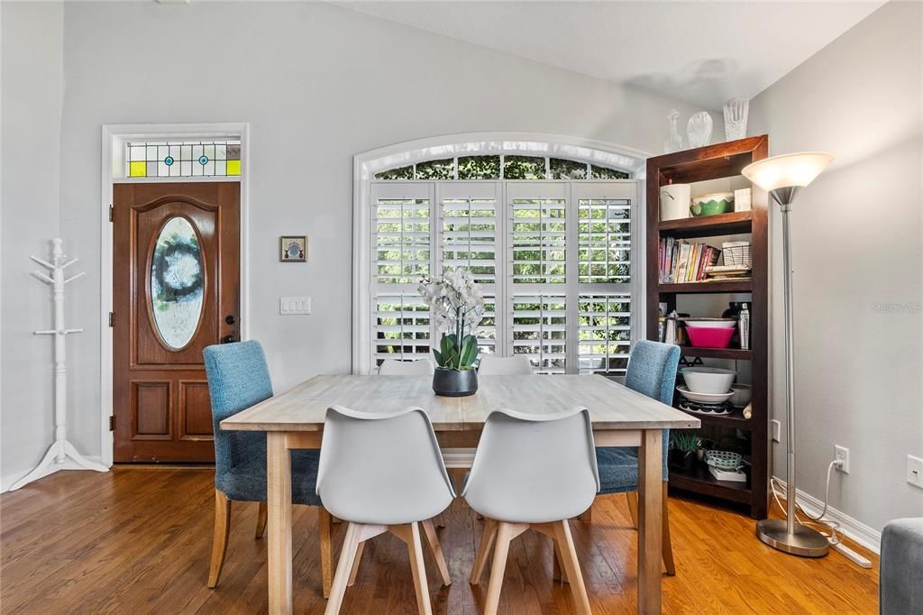 dining area but can me near kitchen, too