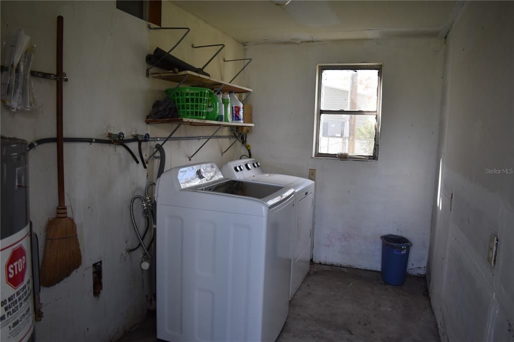 Laundry storage room