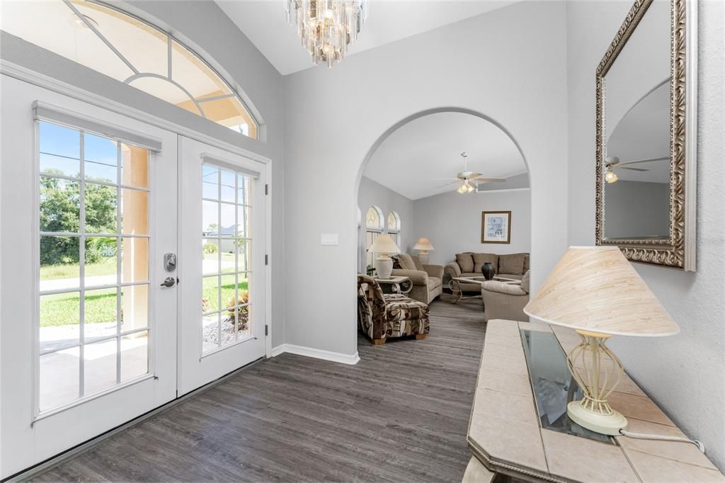 Front Door Entryway with Natural Light